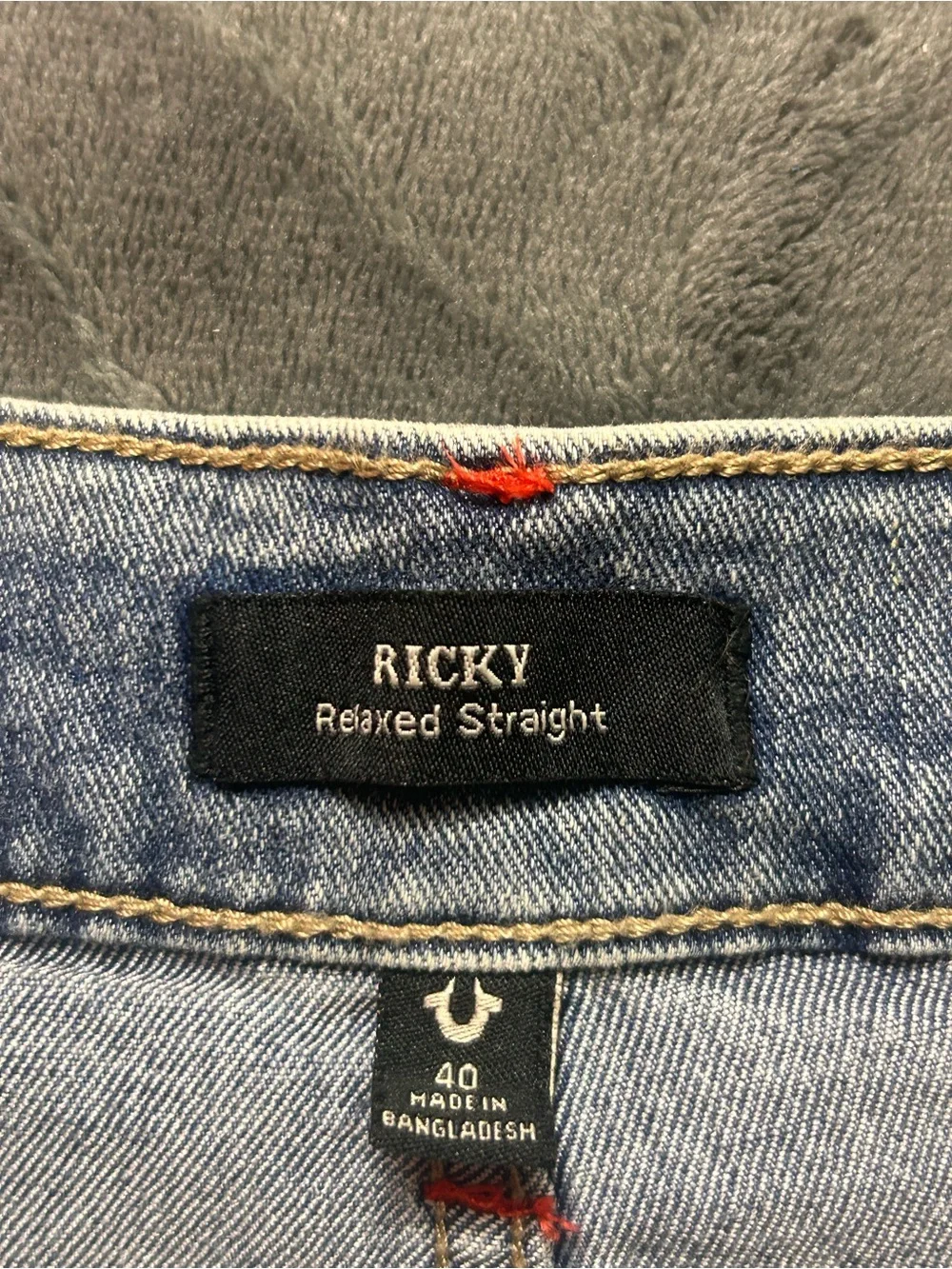 True Religion Light Blue Denim Jean Shorts
